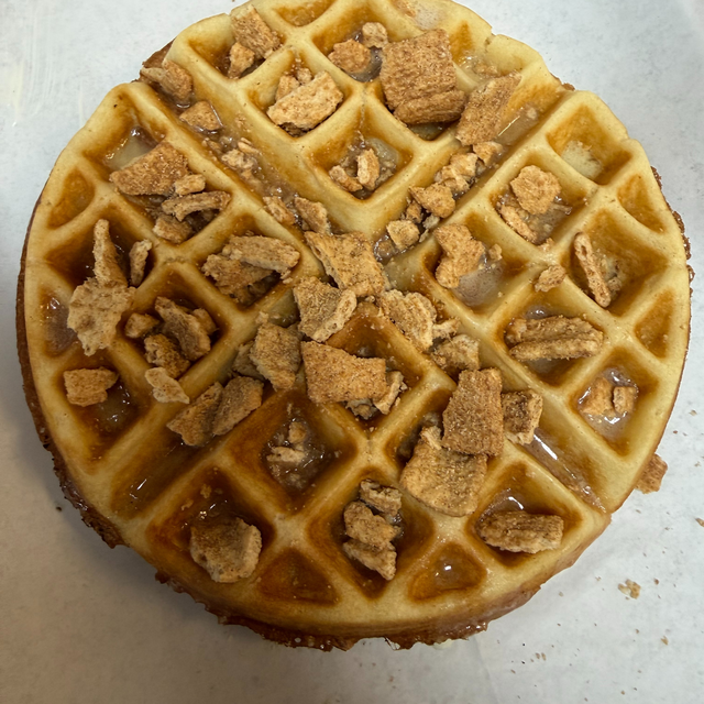 Cinnamon Toast Crunch Waffle.