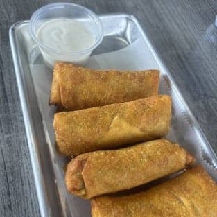 4pc Philly Cheesesteak Egg Rolls.